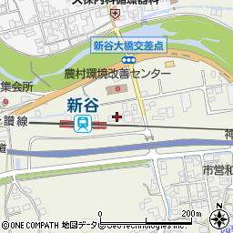 愛媛県大洲市新谷1186周辺の地図