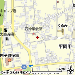 愛媛県喜多郡内子町平岡甲51周辺の地図