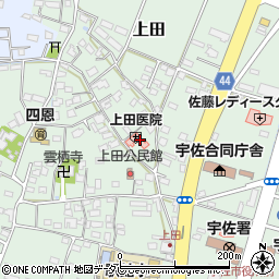 上田医院周辺の地図