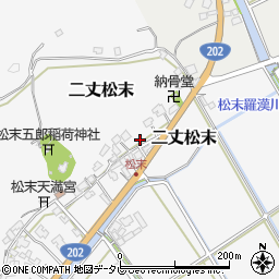 福岡県糸島市二丈松末周辺の地図