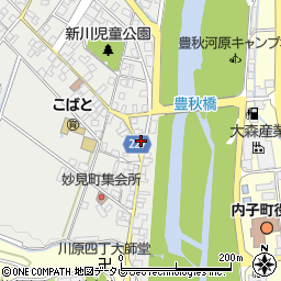 愛媛県喜多郡内子町五十崎甲1032-1周辺の地図