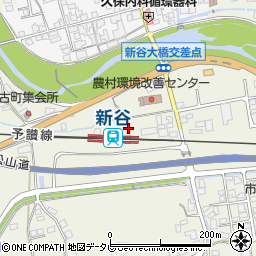 愛媛県大洲市新谷1188周辺の地図