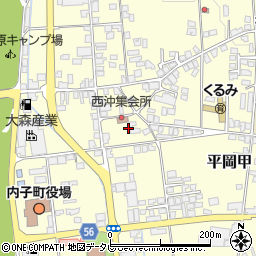 愛媛県喜多郡内子町平岡甲36周辺の地図