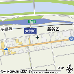 愛媛県大洲市新谷310周辺の地図