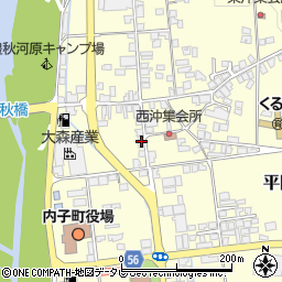 愛媛県喜多郡内子町平岡甲22周辺の地図