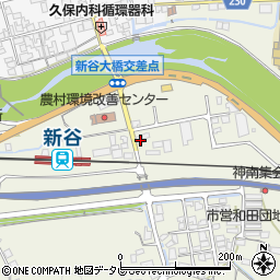 愛媛県大洲市新谷1183周辺の地図