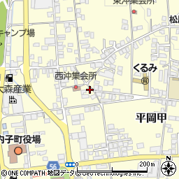 愛媛県喜多郡内子町平岡甲48周辺の地図