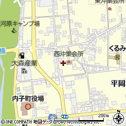 愛媛県喜多郡内子町平岡甲38周辺の地図