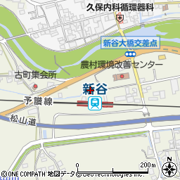 愛媛県大洲市新谷1504周辺の地図