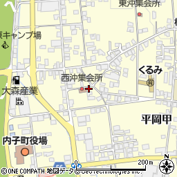 愛媛県喜多郡内子町平岡甲47周辺の地図