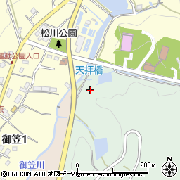 太宰府大橋周辺の地図