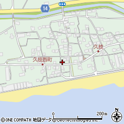 高知県南国市久枝75周辺の地図
