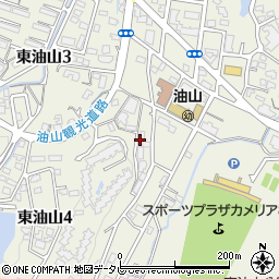 福岡県福岡市城南区東油山周辺の地図