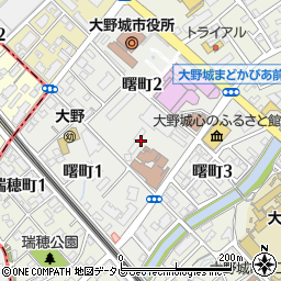 福岡県大野城市曙町周辺の地図