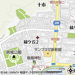 高知県南国市緑ケ丘2丁目1406周辺の地図