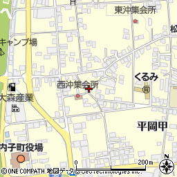 愛媛県喜多郡内子町平岡甲341周辺の地図