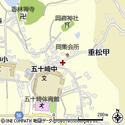 愛媛県喜多郡内子町平岡甲1587周辺の地図