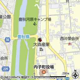 愛媛県喜多郡内子町平岡甲1周辺の地図