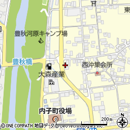 愛媛県喜多郡内子町平岡甲10周辺の地図