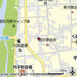 愛媛県喜多郡内子町平岡甲20周辺の地図
