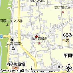 愛媛県喜多郡内子町平岡甲44周辺の地図