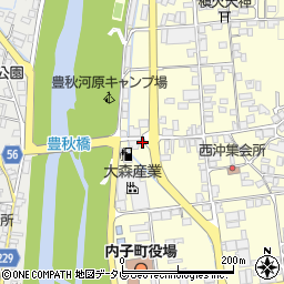 愛媛県喜多郡内子町平岡甲6周辺の地図