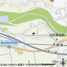 愛媛県大洲市新谷1462周辺の地図