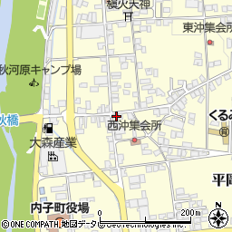 愛媛県喜多郡内子町平岡甲40周辺の地図