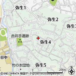 福岡県春日市弥生周辺の地図