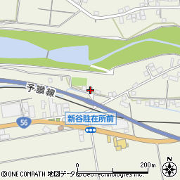 愛媛県大洲市新谷248周辺の地図