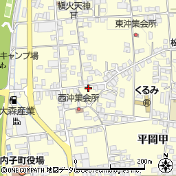 愛媛県喜多郡内子町平岡甲339周辺の地図