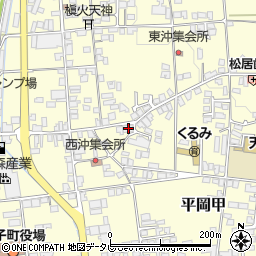愛媛県喜多郡内子町平岡甲345周辺の地図