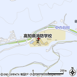 高知県消防学校寮周辺の地図