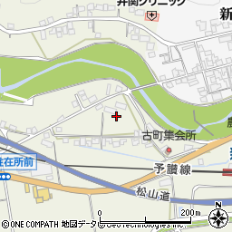 愛媛県大洲市新谷1445周辺の地図