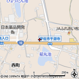 株式会社岩渕工務店　宇佐営業所周辺の地図