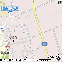 福岡県糸島市蔵持周辺の地図