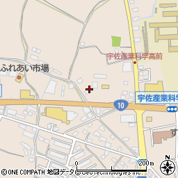 菊家宇佐店周辺の地図