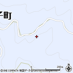 愛媛県喜多郡内子町只海甲1342-2周辺の地図
