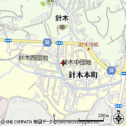 〒780-8088 高知県高知市針木本町の地図