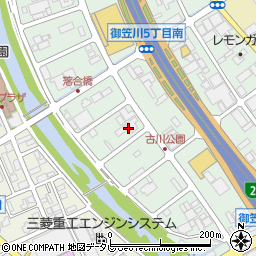 株式会社シロヤパリガン　福岡南営業所周辺の地図