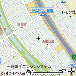 シロヤパリガン福岡南営業所周辺の地図