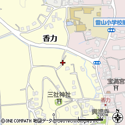 福岡県糸島市香力周辺の地図