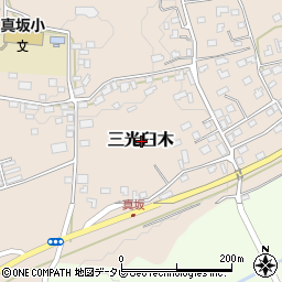 大分県中津市三光臼木周辺の地図