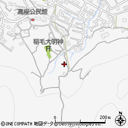 高知県高知市神田1597-2周辺の地図