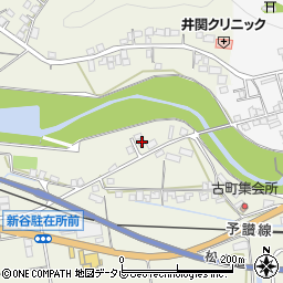 愛媛県大洲市新谷1423周辺の地図