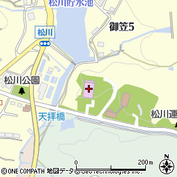 太宰府市松川運動公園体育館周辺の地図