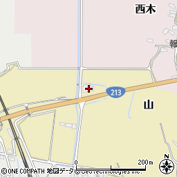 大分県宇佐市山61周辺の地図
