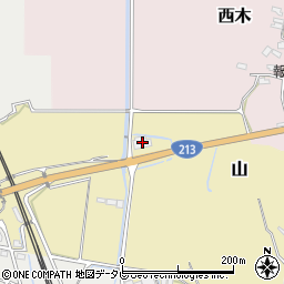 クリーニングのハルヤ　大分県北支店周辺の地図