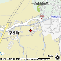 高知県高知市深谷町25周辺の地図