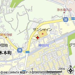 １００円ショップセリア　サンシャイン針木店周辺の地図